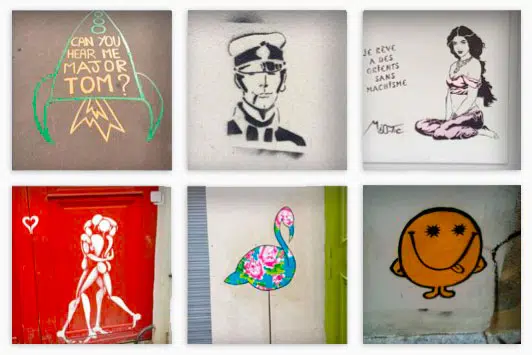 La collection de street art de Marie Edery sur Instagram