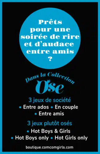 OSE entre amis, coffret face arrière.